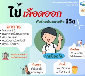 "ยุงลาย ภัยร้าย ไข้เลือดออก ย้ำ! มาตรการ 3 เก็บ ป้องกัน 3 โรค"