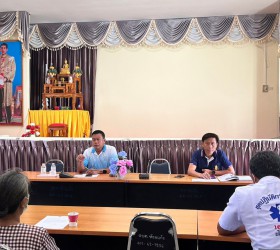 องค์การบริหารส่วนตำบลห้วยแก้ง จัดประชุมผู้ประกอบกิจการเลี้ยงสุกรเพื่อชี้แจงข้อบัญญัติท้องถิ่น