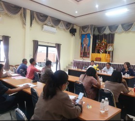 ประชุมคณะผู้บริหาร พนักงานส่วนตำบล พนักงานจ้าง อบต.ห้วยแก้ง (ครั้งที่1/2566 ประจำเดือนมกราคม 2566)